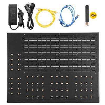 Best Sale Sk64-64 Sims 2G Lte Quectel Sms Sim Router SK64-64 2G Gsm Modem Multi Slot Modem Change IMEI SMPP HTTP API Blaster photo-3