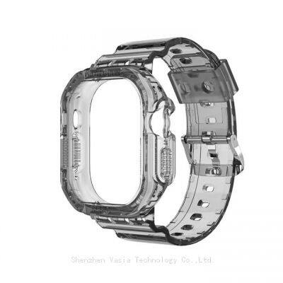 New Arrival Summer Products TPU Replacement Watch Strap 41mm 45mm Smart Watch Bands for Apple Watch Series 7