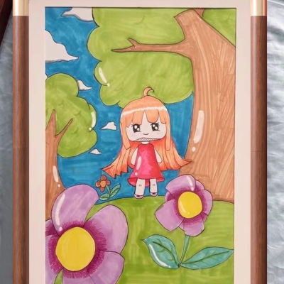 A3 (42*29.7) cm Red Rosewood Black Walnut Color Wood Frame photo-5