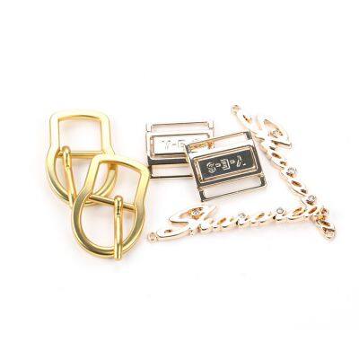 Fashion Bag Hardware Decoration Accessories Metal Nameplate Plate Custom Corrosion Resistant Logo Bag Parts Accessories photo-2