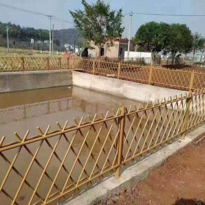 Stainless Steel Imitation Bamboo Guardrail Garden Vegetable Farm Courtyard Fence