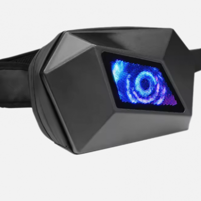 DIY Cool Black LED Knight Backpack（Wechat:13510231336）