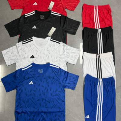 Adidas Short-sleeve Football Jersey Set Can be Customized With Name and Number, Breathable and Quick-drying, Suitable for Men and Women