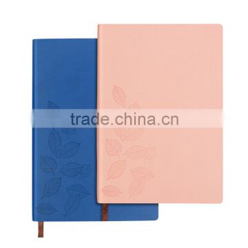 High quality PU leather customised notebook