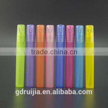 NEW FASHION colored plastic perfume bottles 10ml 15ml 30ml in stock