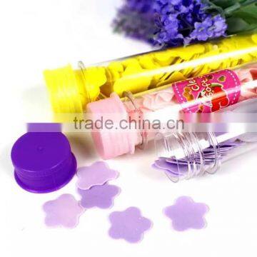 Portable flower paper soap