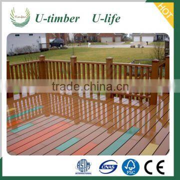 Eco-friendly wood plastic composite flooring pvc outdoor decking