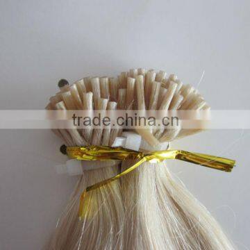 Italy Ketratin I tip hair human Brazilian hair hot sale