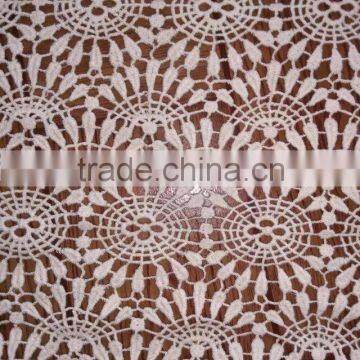 2016 Lace With Flower for Garment Accessory / Cotton Embroidery Water Soluble Full Lace Fabric photo-6