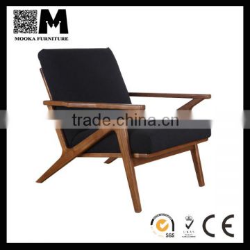 elegant living room furniture new design chair comfortable armchair wood armrest chair