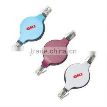 Made in China 1.5 meter retractable rj45 network cable