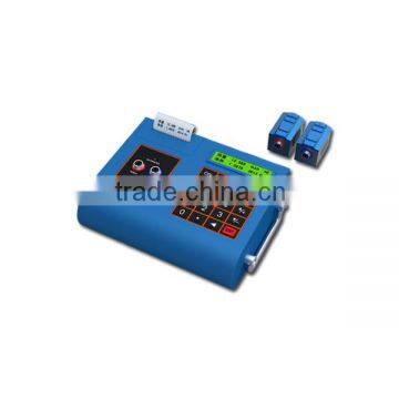 Portable ultrasonic flow meter with printer