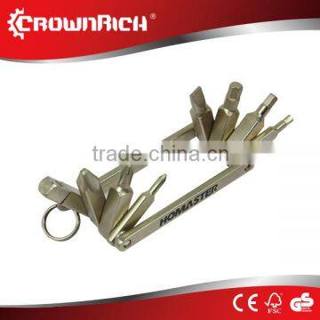 8pc Household Protable Folding Wrench Set