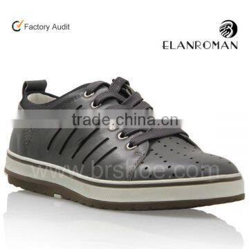 your own brand shoes men casual leatheer shoes in Guangzhou China