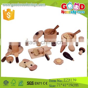 2015 New design kids wooden kitchen toy ,Presale food cooking toy