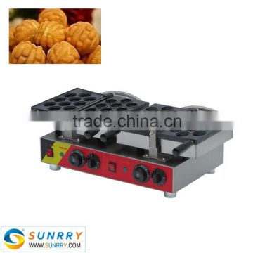 Automatic electric 20 pcs walnut egg cake waffle maker machine