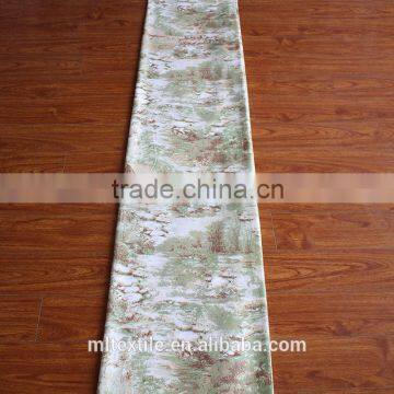 Width 2.4m 100% natural bamboo yarn woven printed fabric