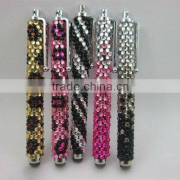 Bling Diamond rhinestone stone stylus pen For Iphone/ipad,samsung,Smart phones