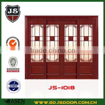 beech sliding glass door