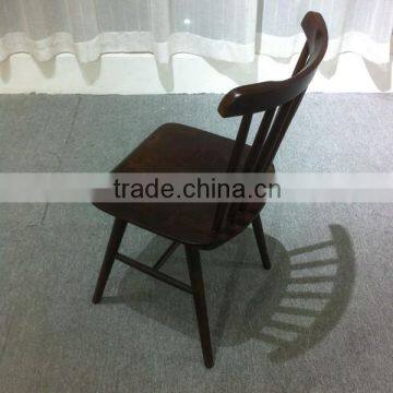 Leisure Coffee Shop Chair With Wooden Legs photo-6