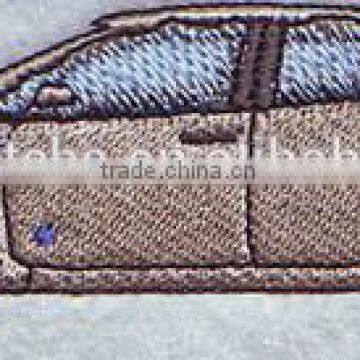 Twill,felt,thread background Material fashional car custom iron on embroidered hockey patches