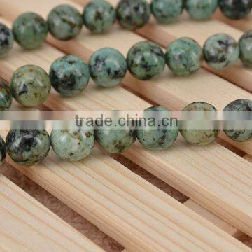 Loose Gemstone Beads African Turquoise 4mm to 14 mm Round Beads for Jewelry Making photo-5