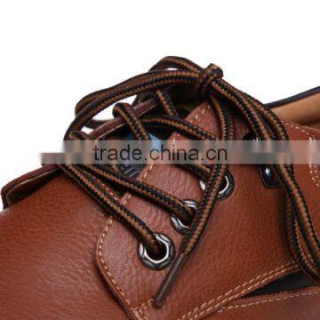 2014 fashion leather casual men flat shiny shoes