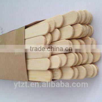 eco-friendly flat bamboo ice cream sticks