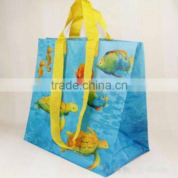 2013 latest design pp woven laminated shopping bag