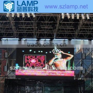 P16 P20 outdoor DIP full color rental waterproof led panel for stage