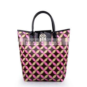 KS-37 Newest Handbag for Lady,Polyurethane Leather Quality Fashion Printing Women Bag