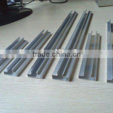 aluminum slatwall inserts fitting with MDF board