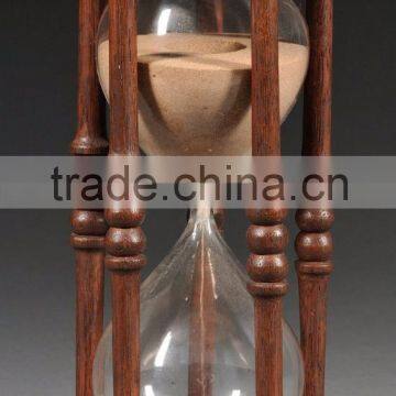 HOURGLASS, WOODEN HOURGLASS, DECORATIVE HOURGLASS