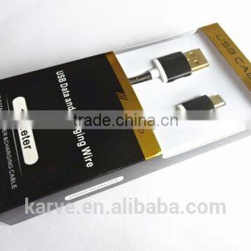 new arriver micro usb cable usb data and charging wire cable 1.5 meter