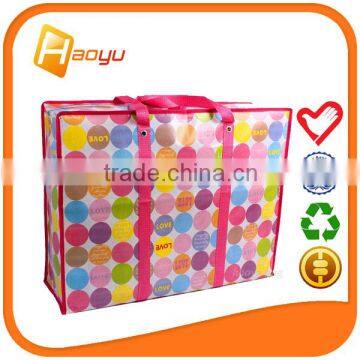 Promotional cheap pp non woven bag with zipper wholesale