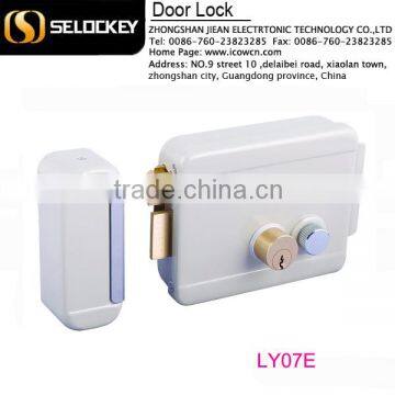 hotsale electric door phone lock with double cylinders(LY07E)