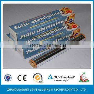 Small 10micron Aluminum Foil Roll for Food Case