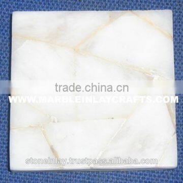 Pure White Paua Shell Tiles