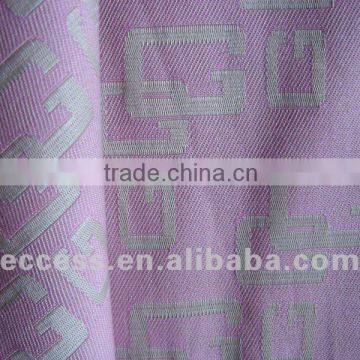 polyester logo fabric for lining fabric