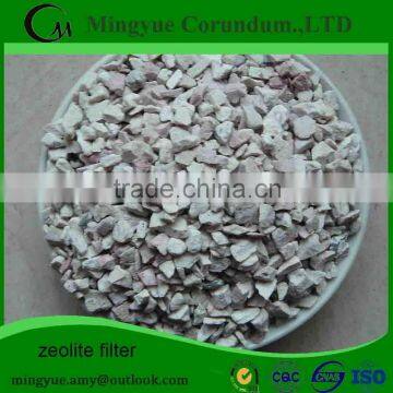 Pink Granular Activated Zeolite for Softening Water Treatment