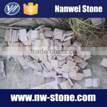 G682 zhangpu rust natural surface granite paving blocks