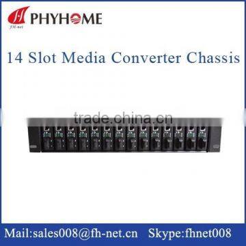 2U-14/16 Slot Media Converter Rack or Chassis