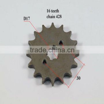 16 teeth motorcycle front sprocket