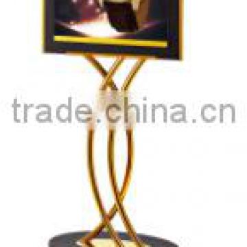 stand menu display stand/stainless steel sign stand