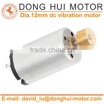 Small Vibration Motor for sex toys, Metal Brush DC Motor RF-1220