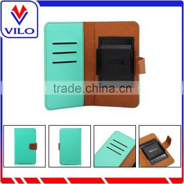PU leather card holder universal phone case
