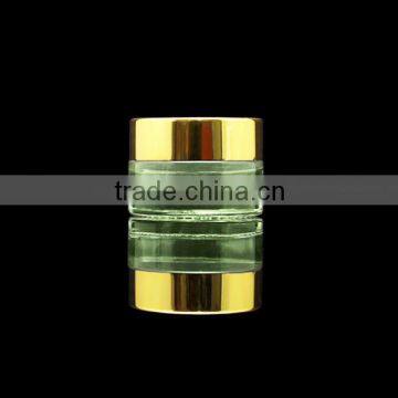 travel use 5g translucent eye cream jar glass material