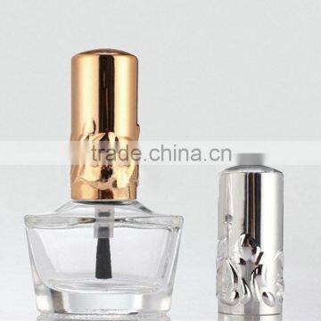 china boat shape nail lacquer bottle 15ml empty nail polish bottle clear glass