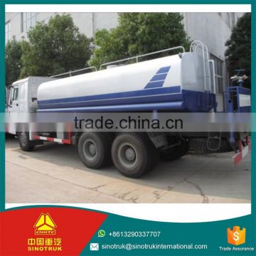 SINOTRUK HOWO water truck 30000kg Payload 11970kg Curb weight water tanker truck for sale