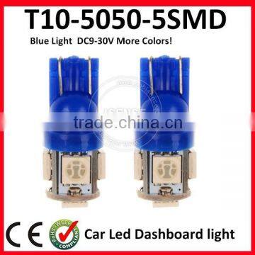 T10 194 168 W5W 5050 5SMD LED Car Light T10 5SMD 5050 For Side light